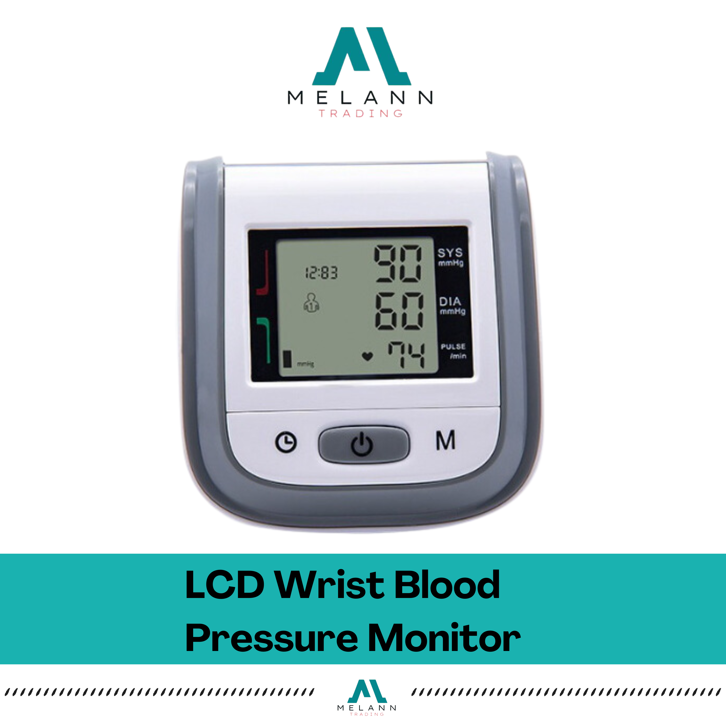 Keep Track Of Your Blood Pressure With An LCD Wrist Blood Pressure 