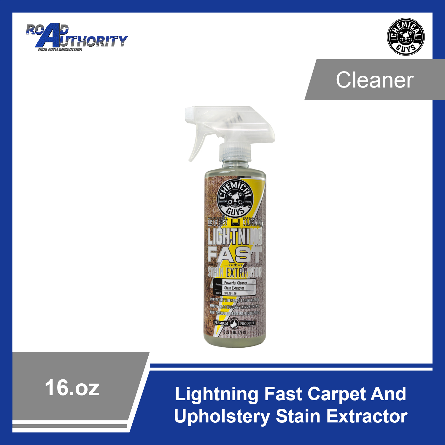 Chemical Guys Lightning Fast Carpet And Upholstery Stain Extractor (16