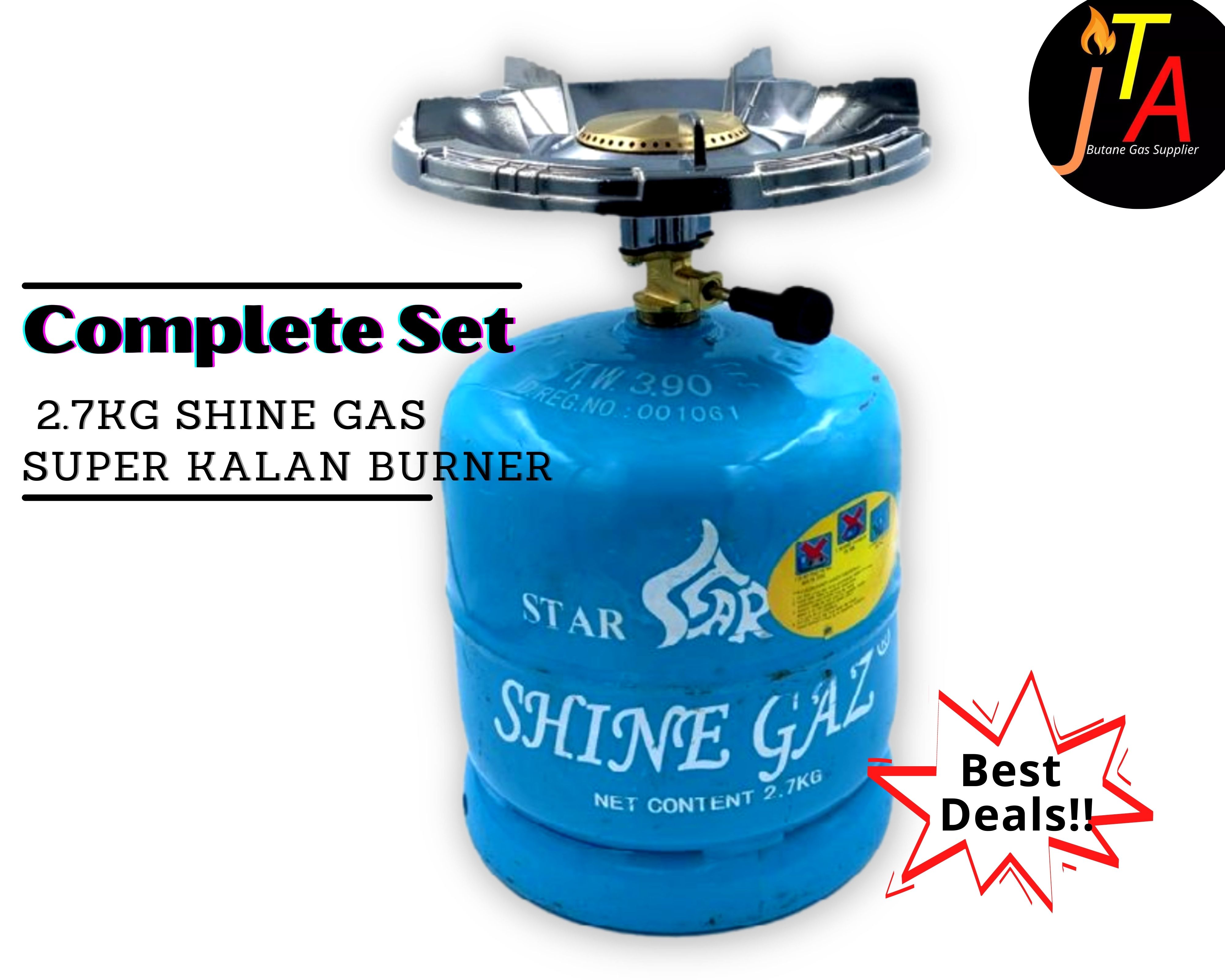 Super Kalan Burner Complete Set with 2.7KG Gas Lazada PH