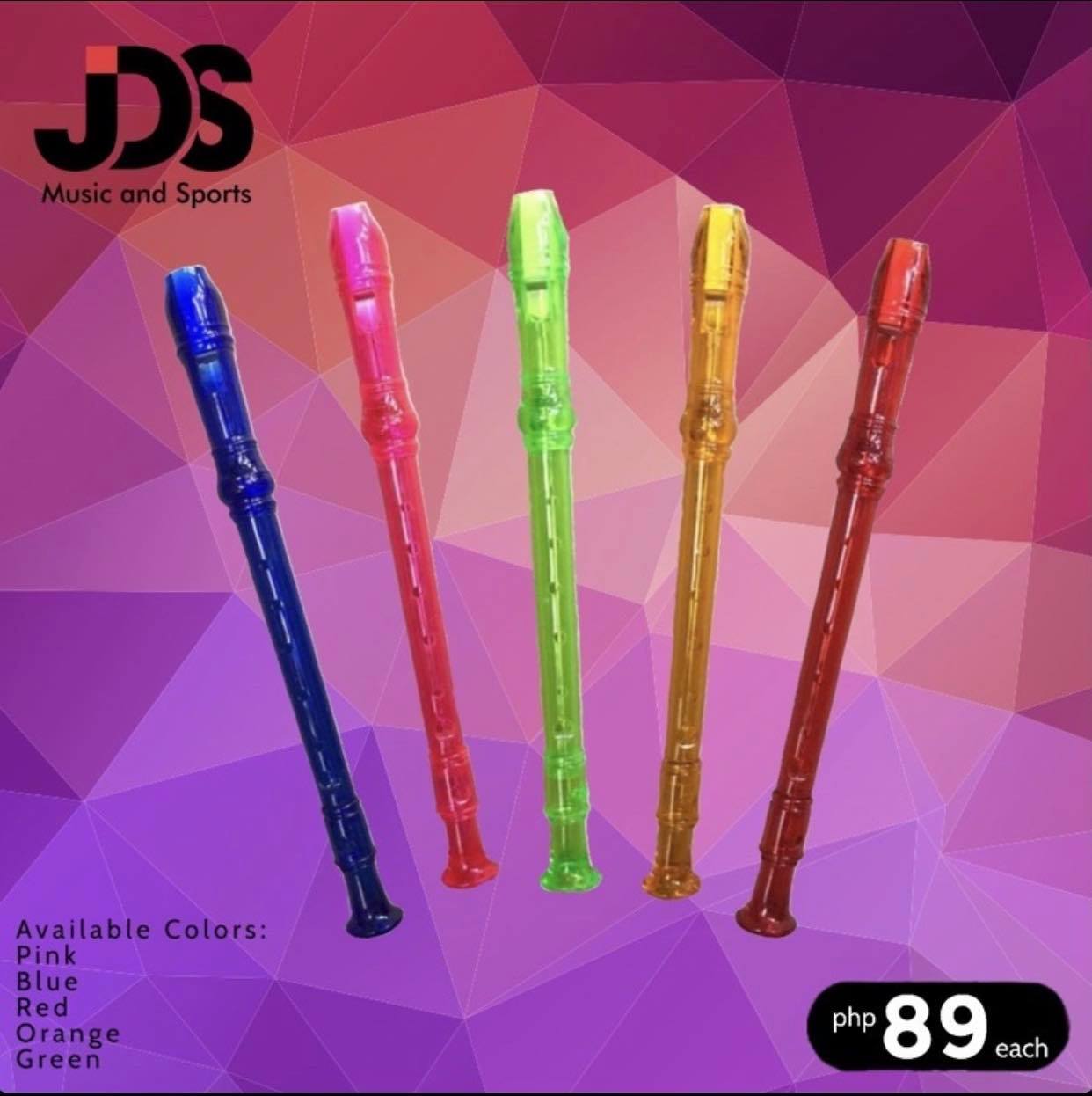 Colorful Transparent Flute Recorder Lazada PH