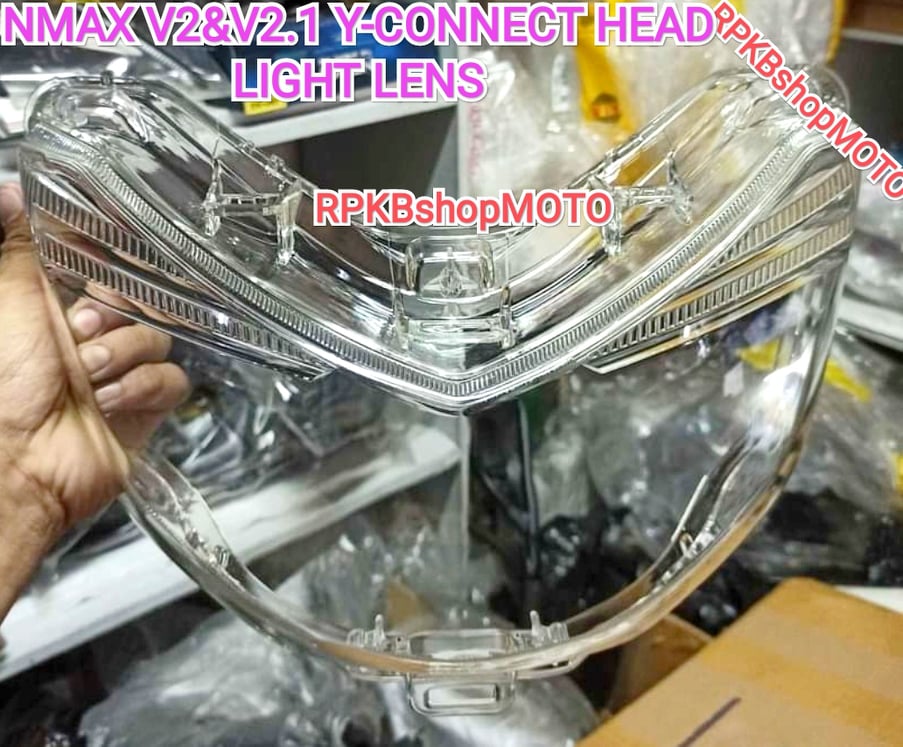 NMAX V2 & V2.1 Y-CONNECT Headlight Lens (Genuine Indonesia Made ...