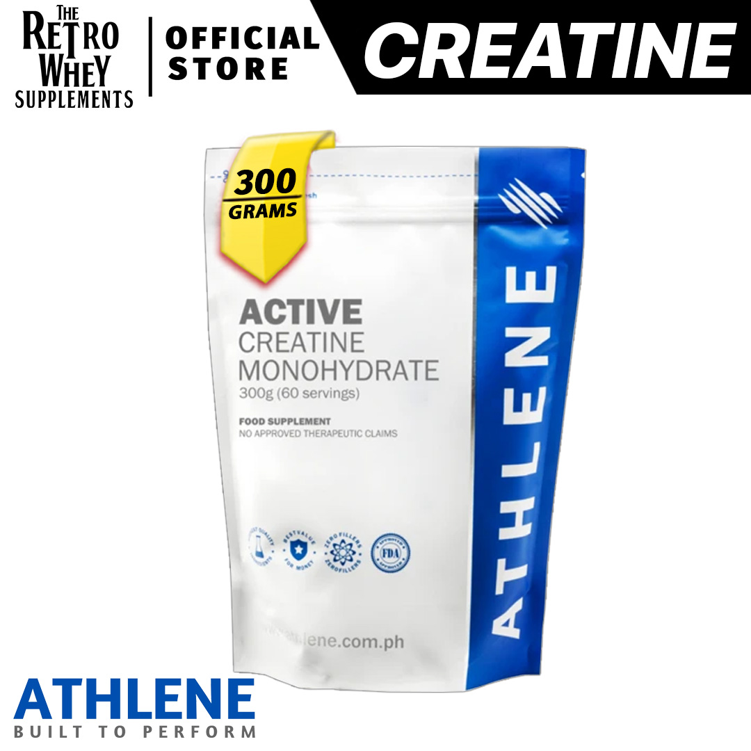 Athlene Active Creatine Monohydrate 300g (60 Servings) | Lazada PH