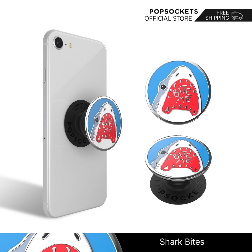 bite me shark popsocket