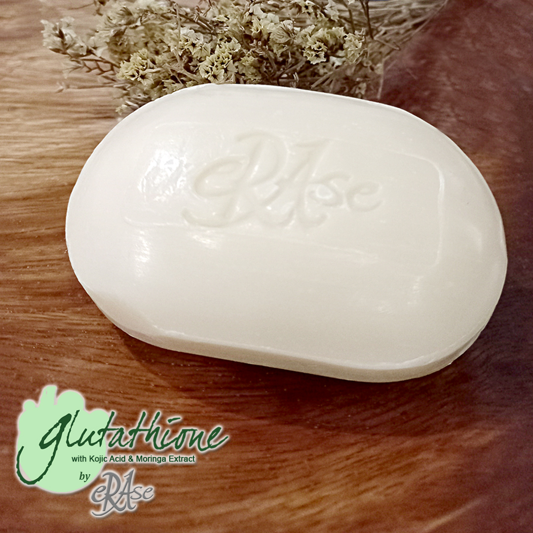 Glutathione by Erase Soap (Kojic & Moringa) | 3-in-1 Whitening, Anti-Aging  & Moisturizing | Fades Dark Spots | THE 3-IN-1 SOAP TO LIGHTEN, MOISTURIZE,  & FIGHT AGEING | Lazada PH