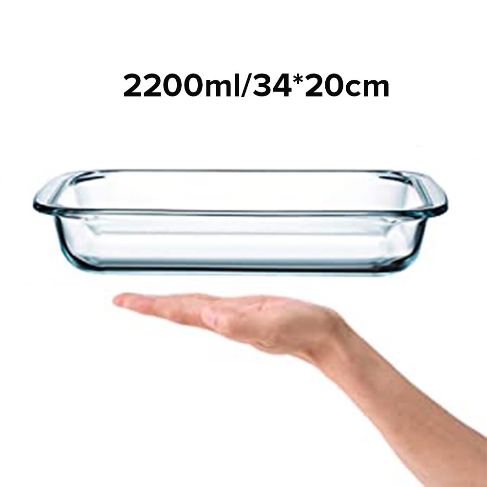 Annil Microwaveable Glass Baking Dish Glass Pan Cooking Dish