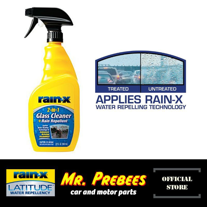 2 in 1 Glass Cleaner + Rain Repellent