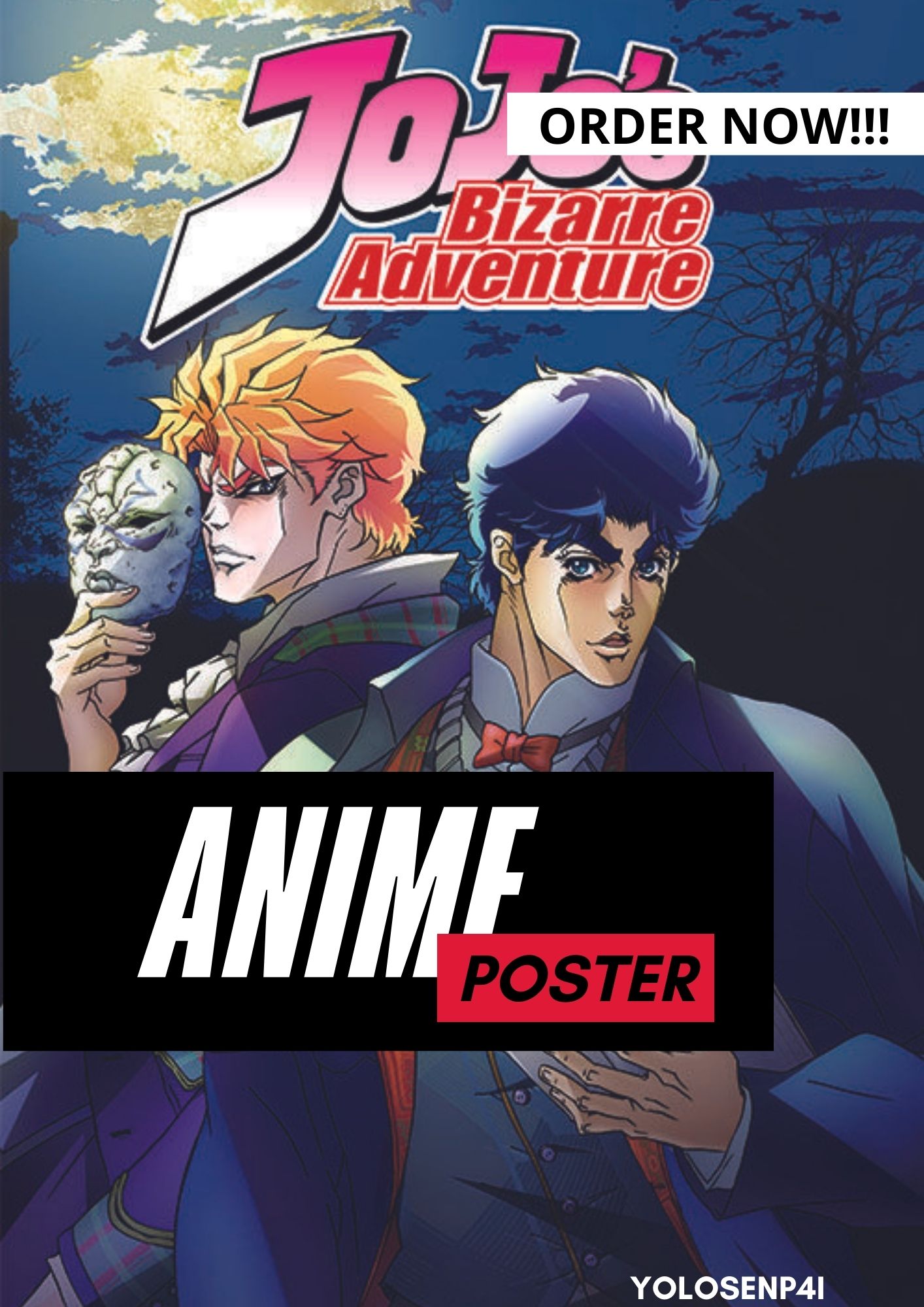 JoJo Bizarre Adventure anime poster (2PCS MINIMUM PER ORDER) | Lazada PH
