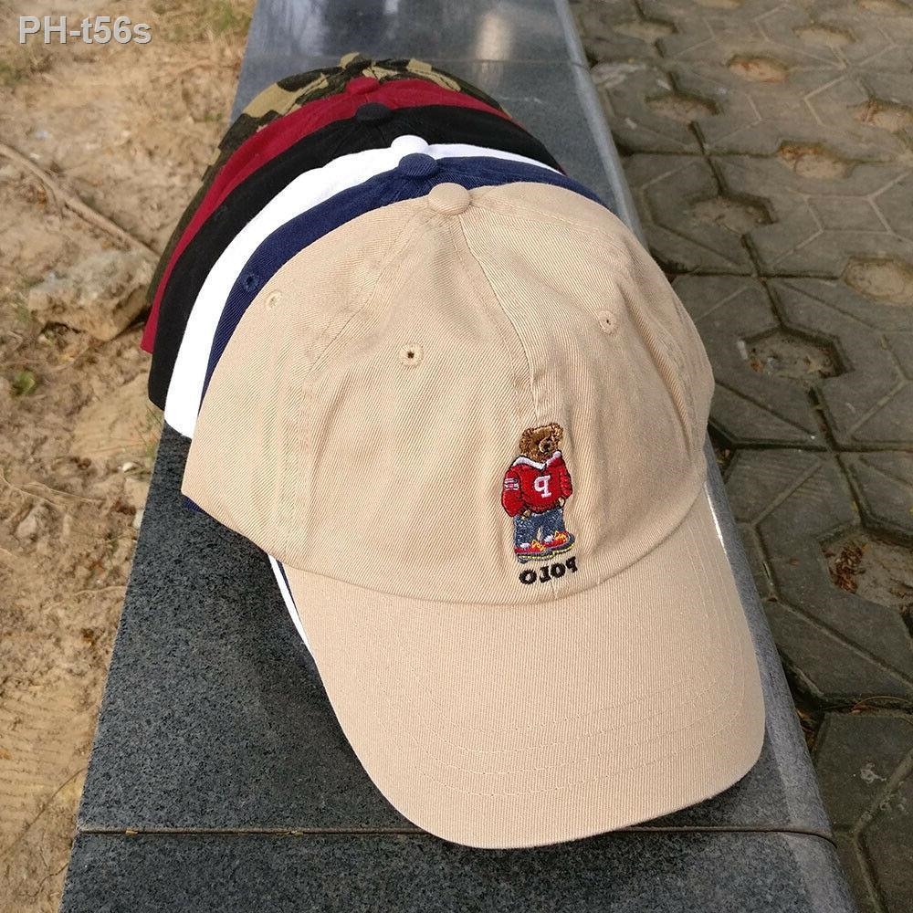 polo rl men's distressed pirate polo bear cap hat