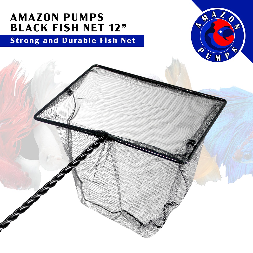 Amazon Black Fishnet Strong Durable Nylon Fishnet Freshwater Aquarium  Fishnet Multi-Size Fishnet (3\"-12\") - Lazada | Lazada PH