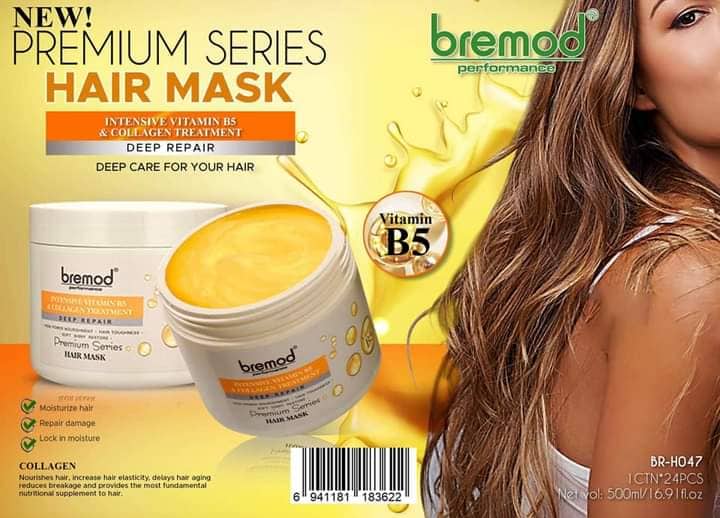 Bremod Premium Series Intensive Cocoa Butter Hair mask 500ml Lazada PH