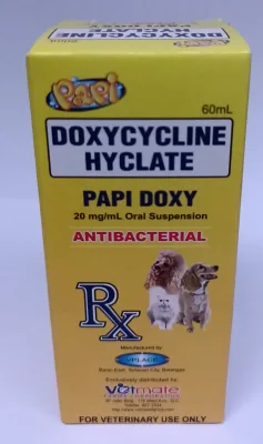 PAPI Doxy Antibacterial (20mg/ml Oral Suspension)