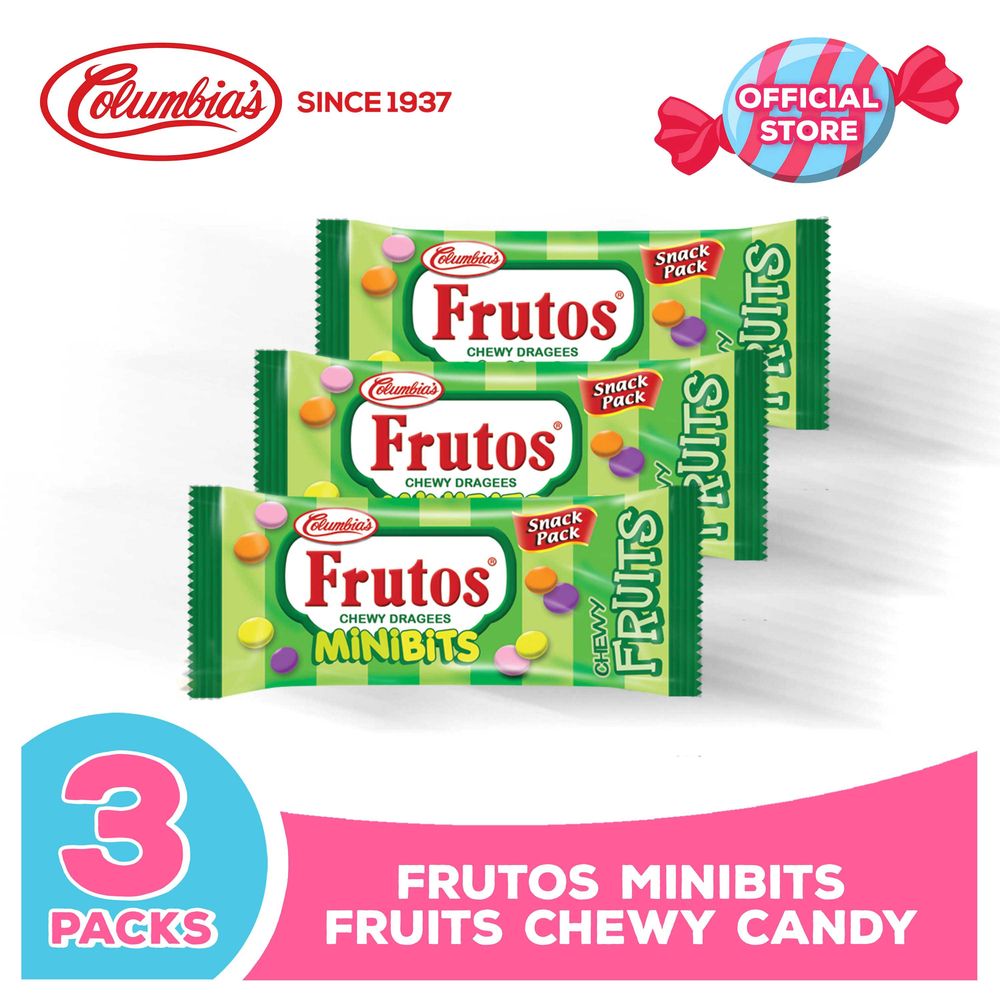 Columbia Candies Frutos Fruits minibits snack pack 3 pcs. Lazada PH