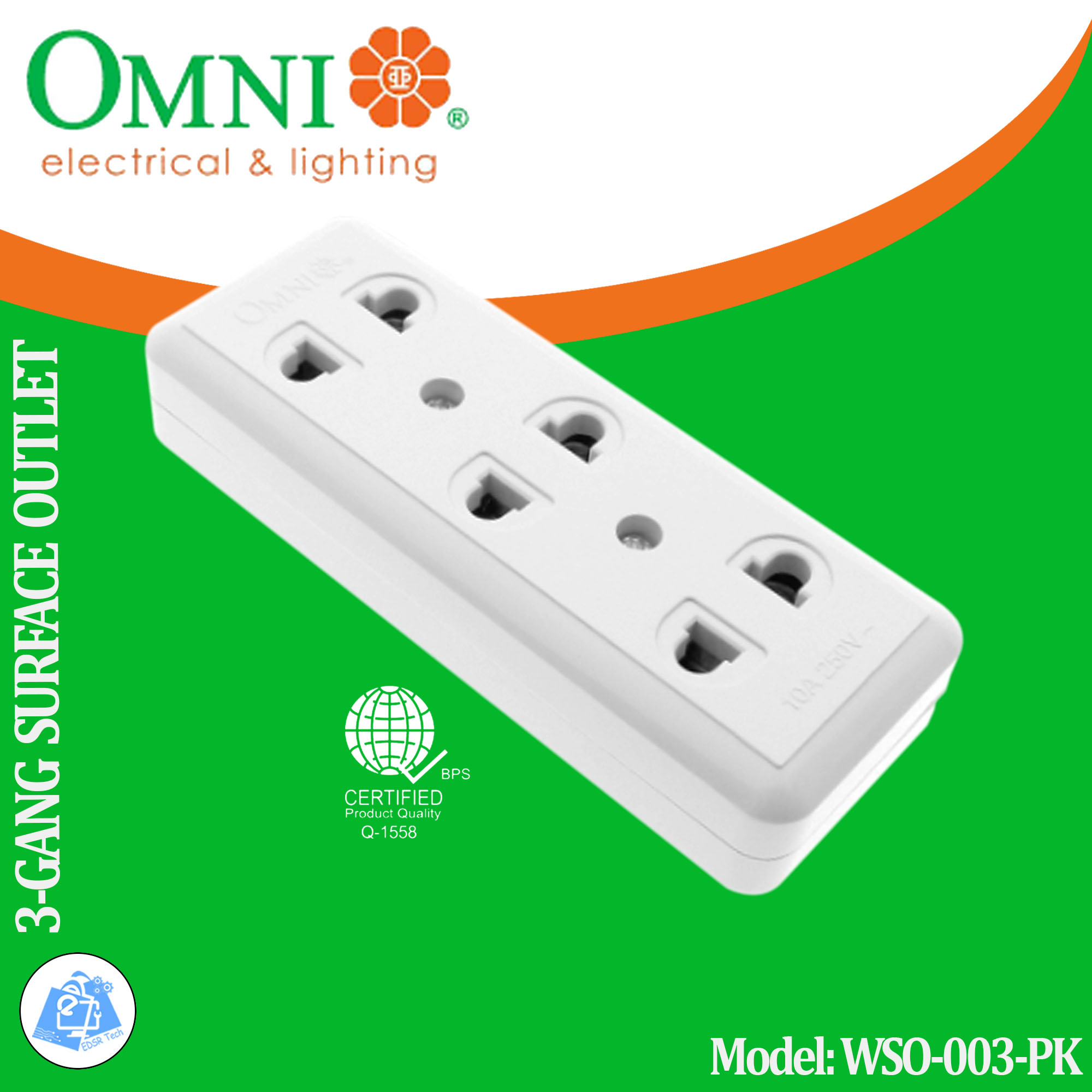Omni 3-Gang Convenience Outlet WSO-003 – AHPI