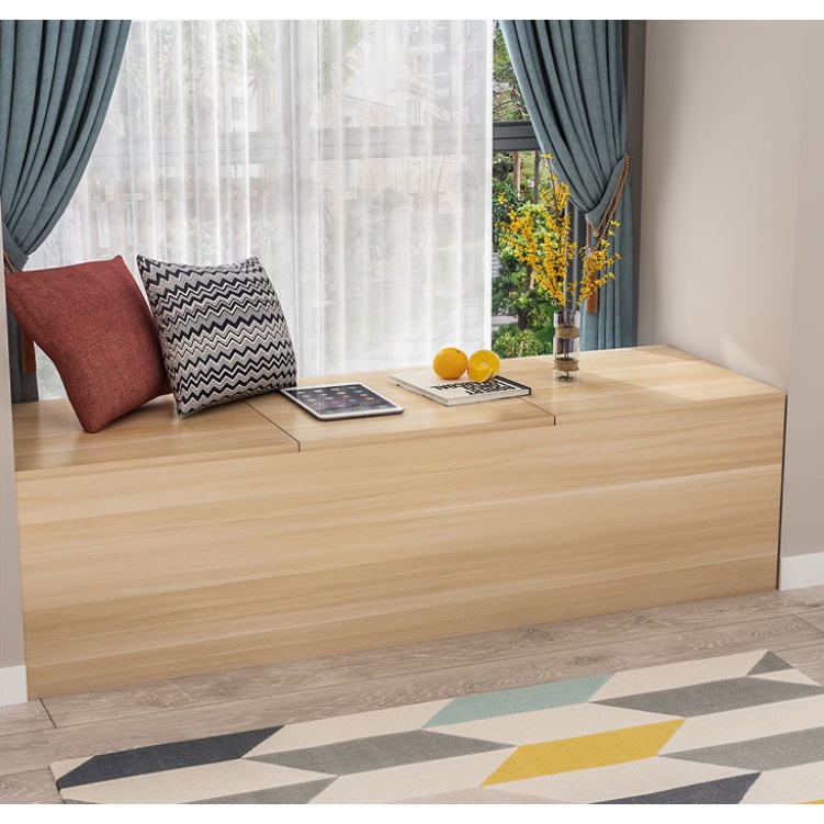 Customized bay window balcony large capacity storage tatami