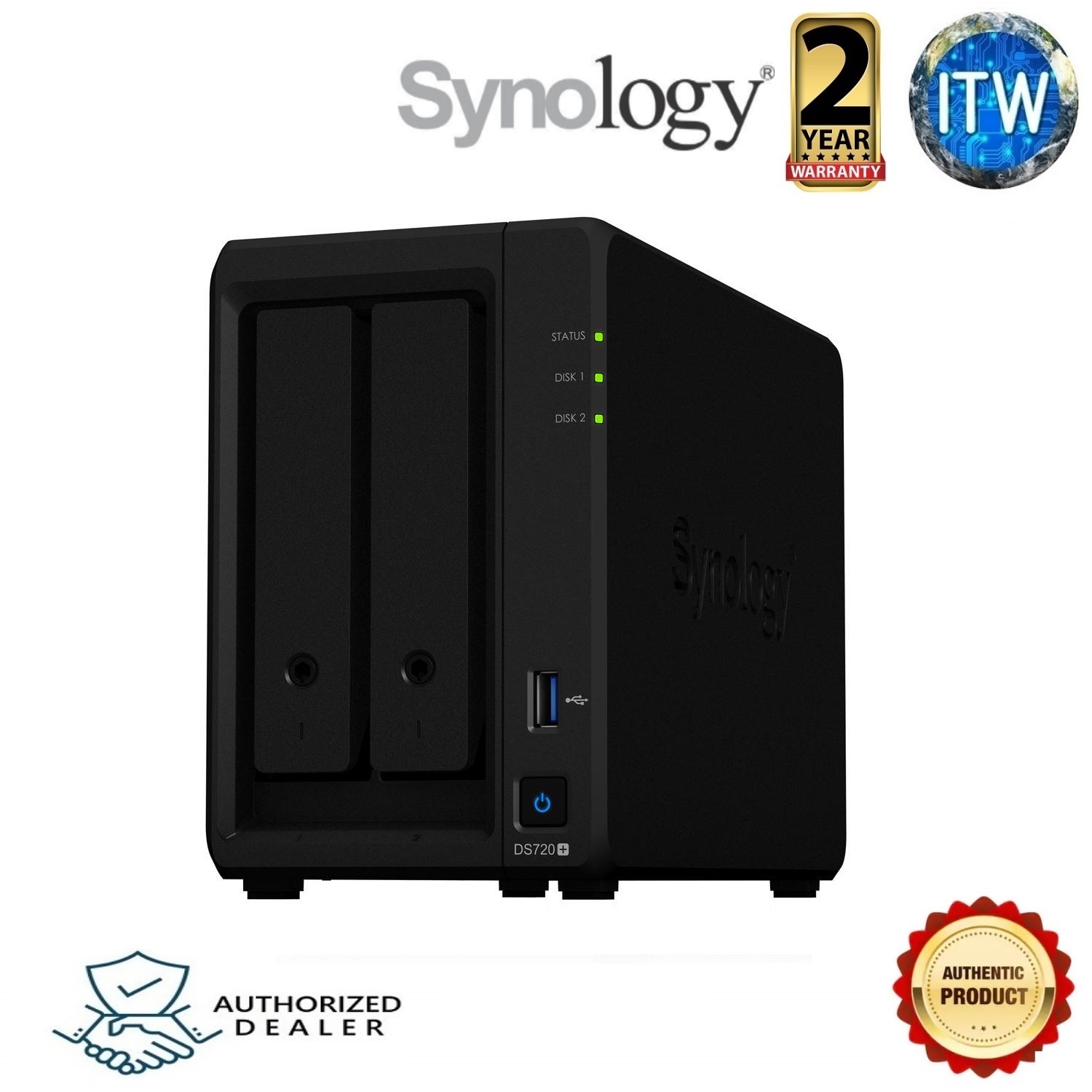 Synology DiskStation DS720+ 2Bay Diskless NAS Enclosure Lazada PH