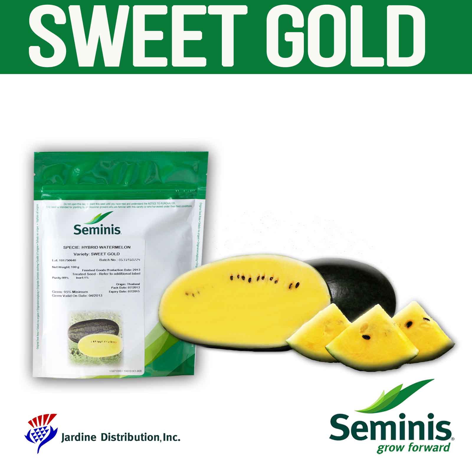 Sweet Gold Watermelon Seeds Seminis 100g Lazada PH