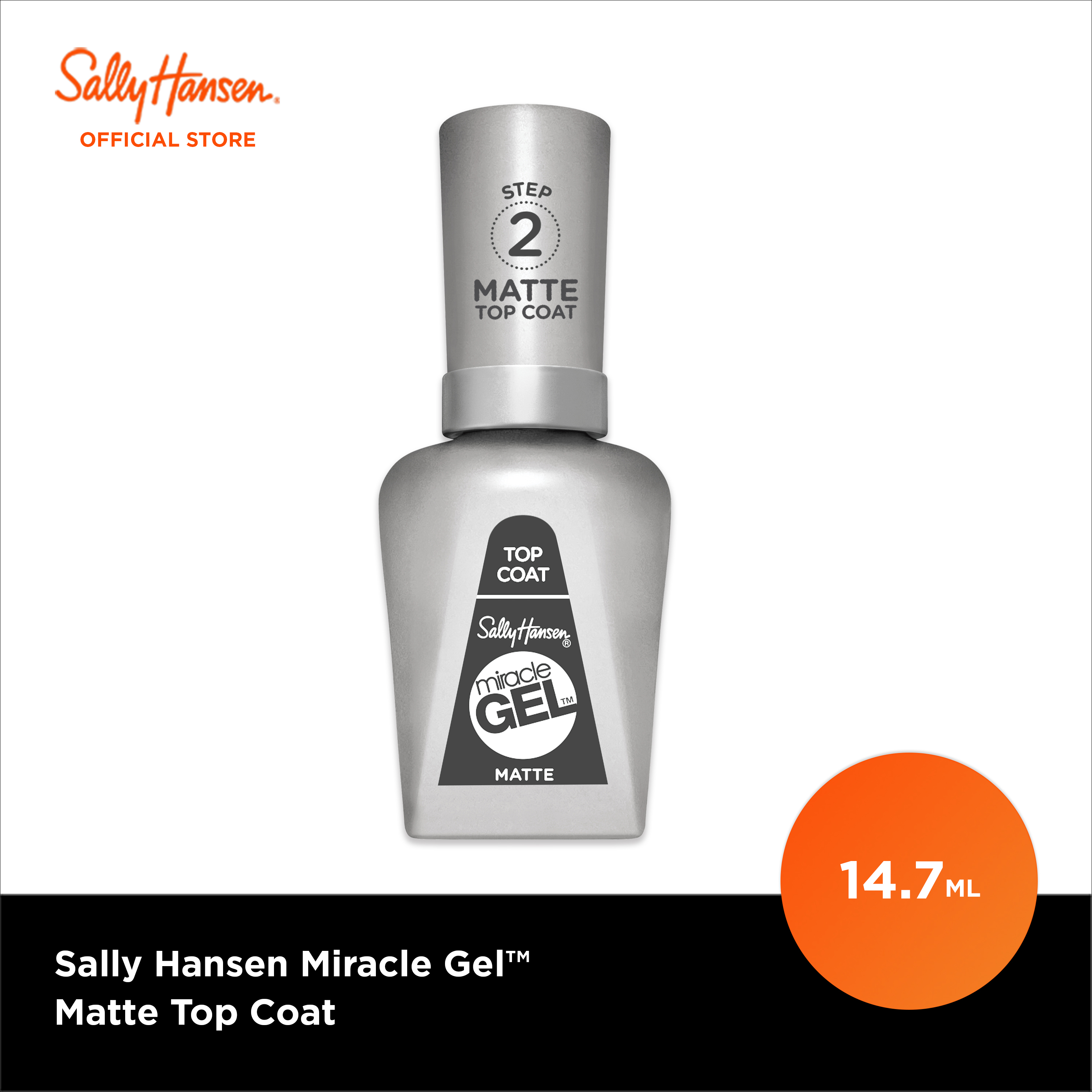 Sally Hansen Miracle Gel™ Matte Top Coat Lazada PH