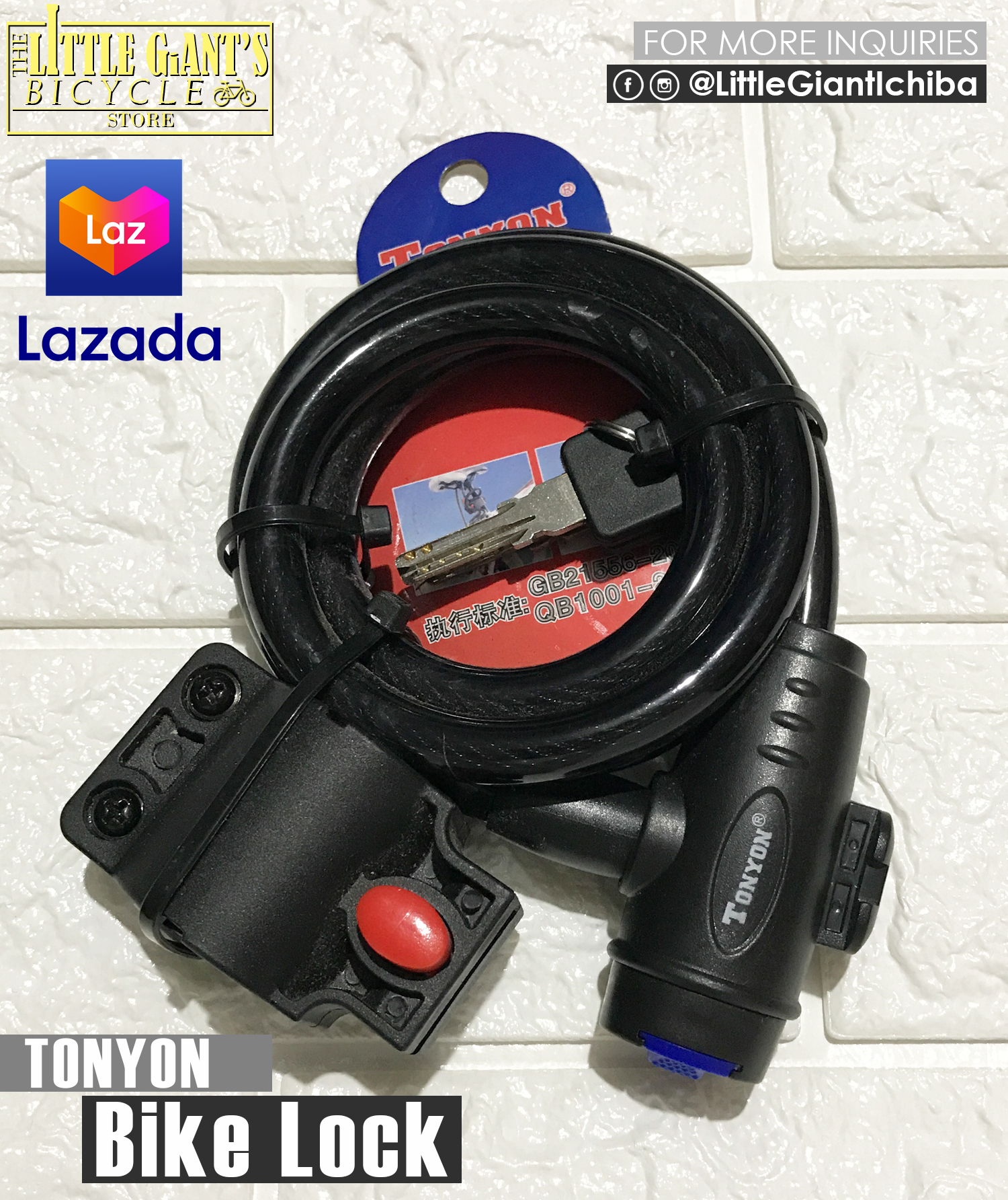 tonyon security cable lock