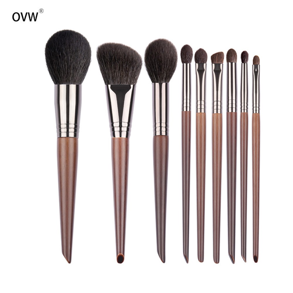 OVW 9pcs Makeup Brush Set Eyeshadow Blending Brush Face Brushes Set