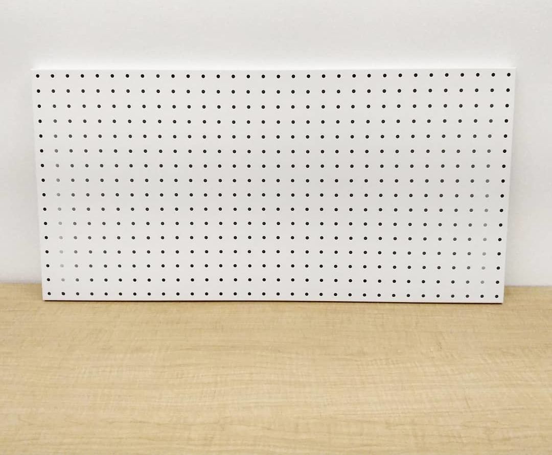 Boxing Vm Metal Pegboard, Shelf wall hanging ,hanging wall shelf display 12x39in for Crafts