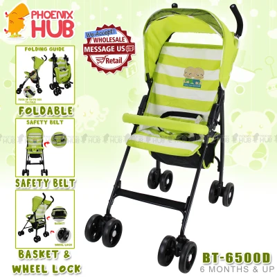 Phoenix Hub BT-6500D Baby Stroller Portable Lightweight Stroller Pushchair High Quality Baby Travel System