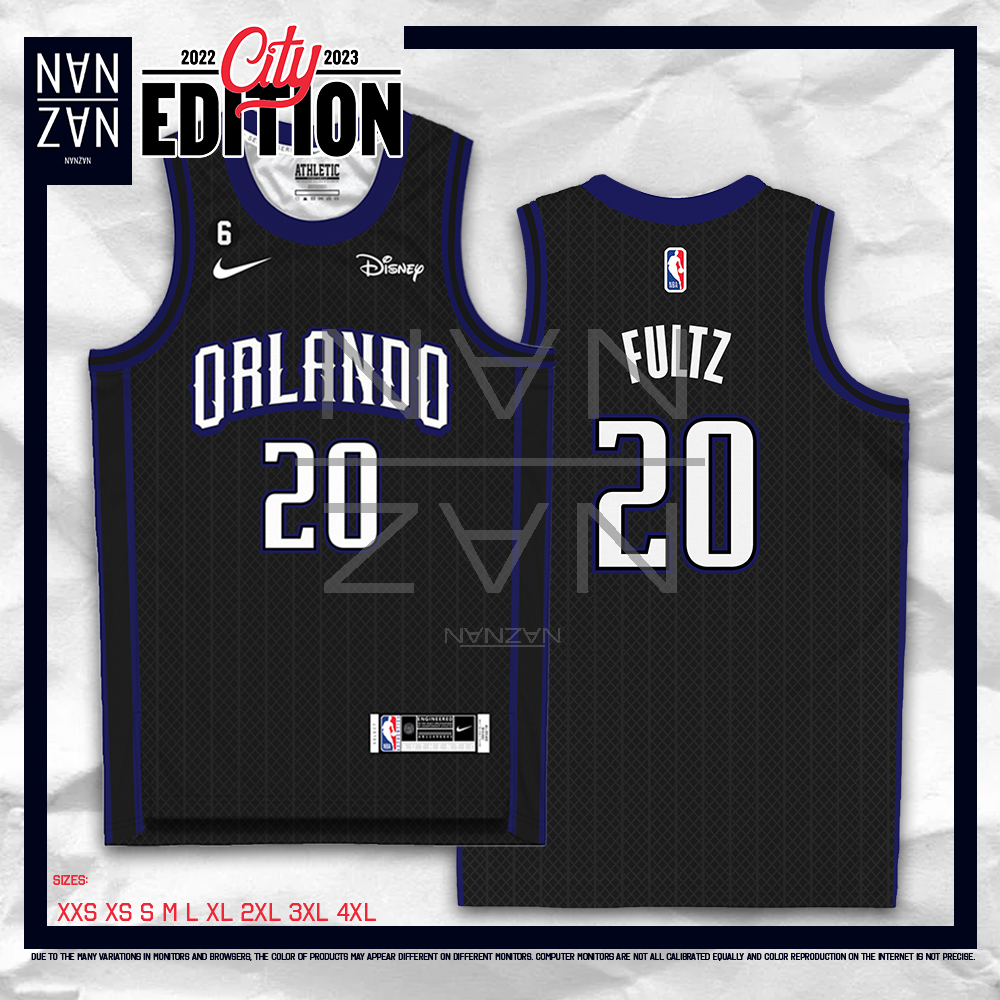 NANZAN 2022-23 City Edition NBA ORLANDO MAGIC Markelle Fultz Sublimation  Premium Jersey