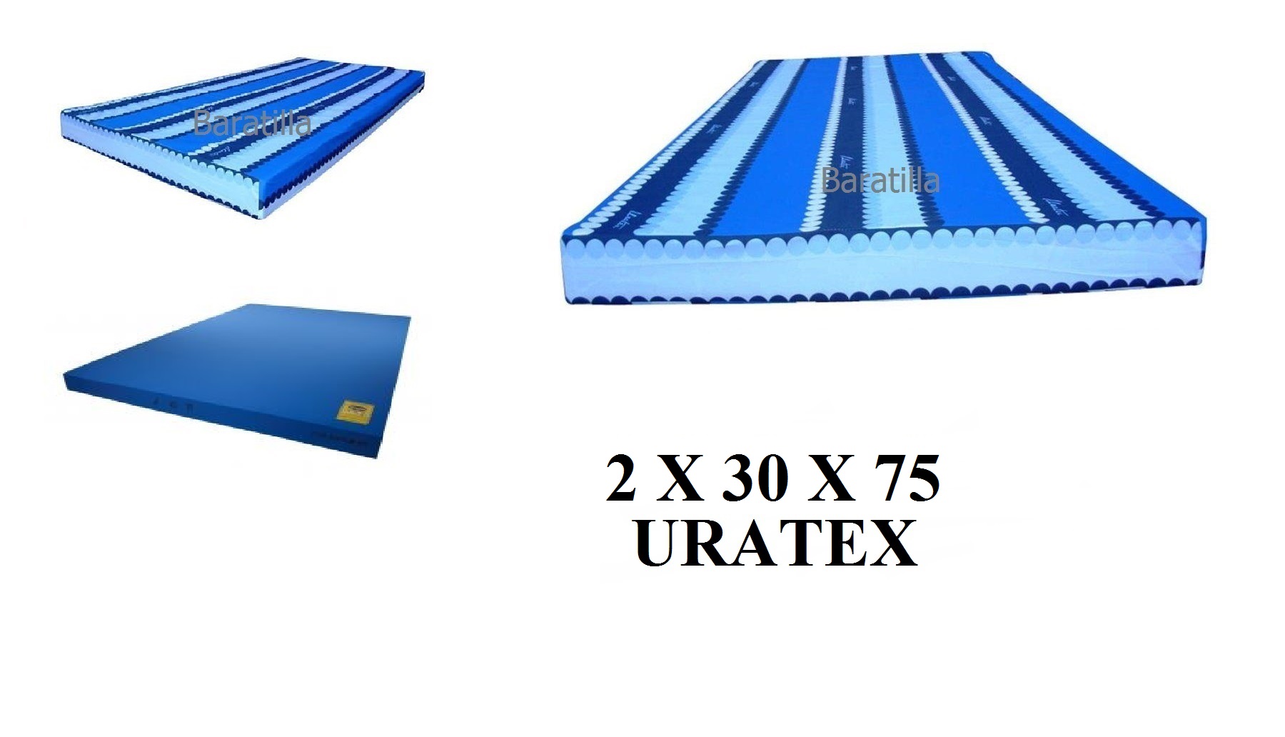 Uratex Foam Mattress with Thin Cotton Cover (2 x 30 x 75) Lazada PH