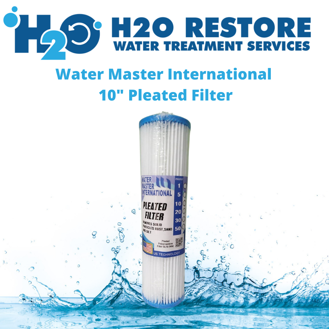 10" Washable Pleated Sediment Filter Water Master Brand Water Filter