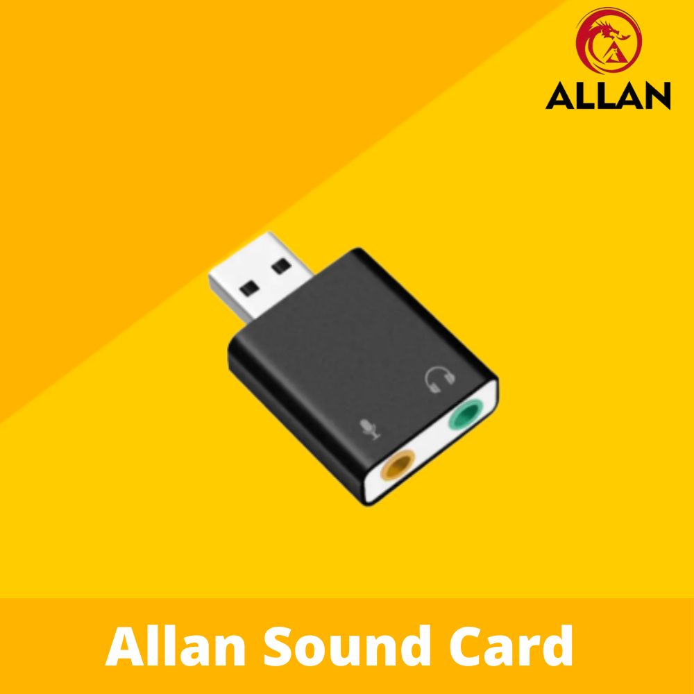7.1Channel Aluminum Alloy Usb Sound Card Computer External Sound Card