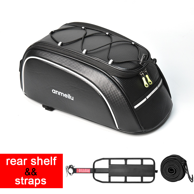 Waterproof Mountain Bicycle Carrier Bag Cycling Equipment Luggage Pannier Tail Seat Rack