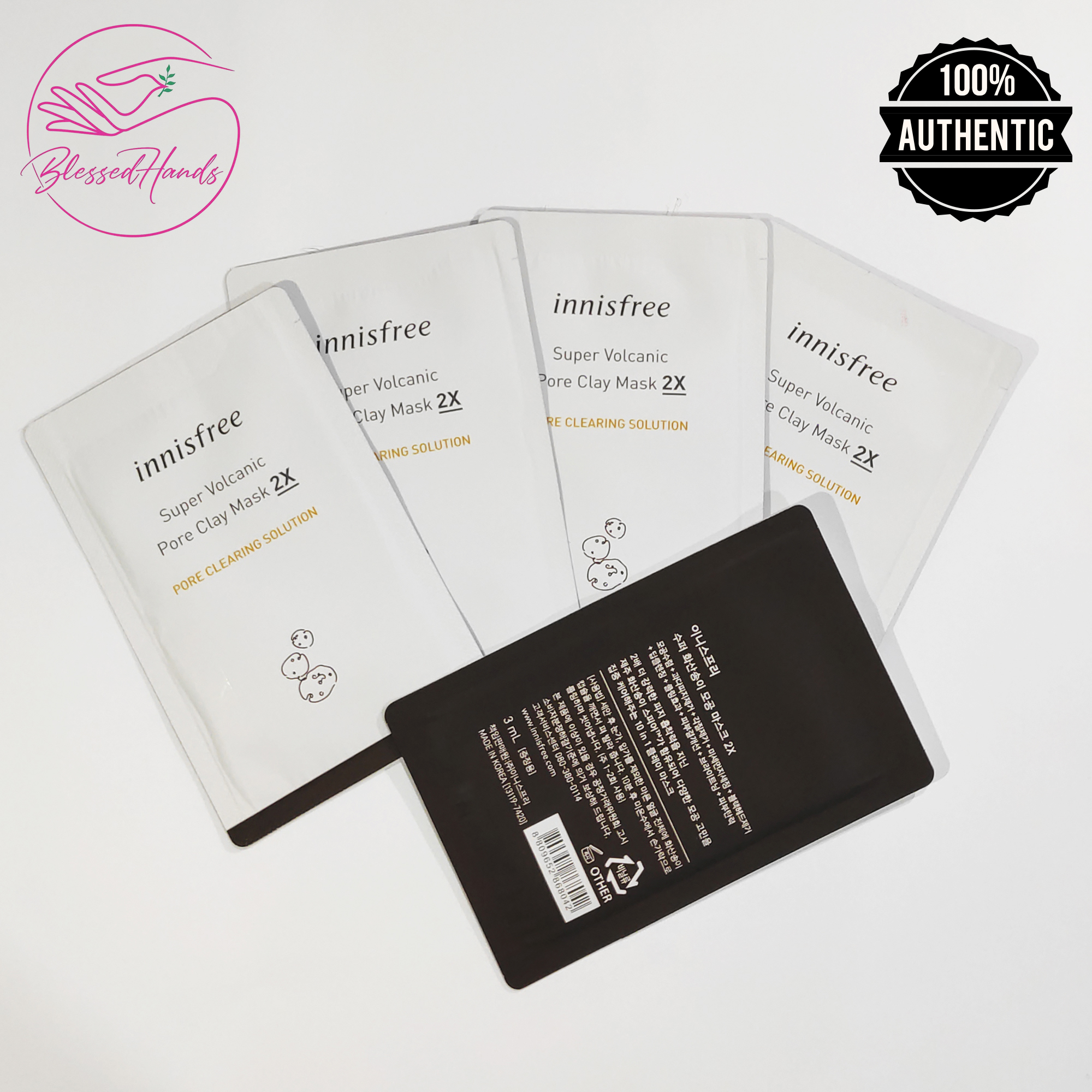 Innisfree Super Volcanic Pore Clay Mask 2x 3ml Lazada Ph