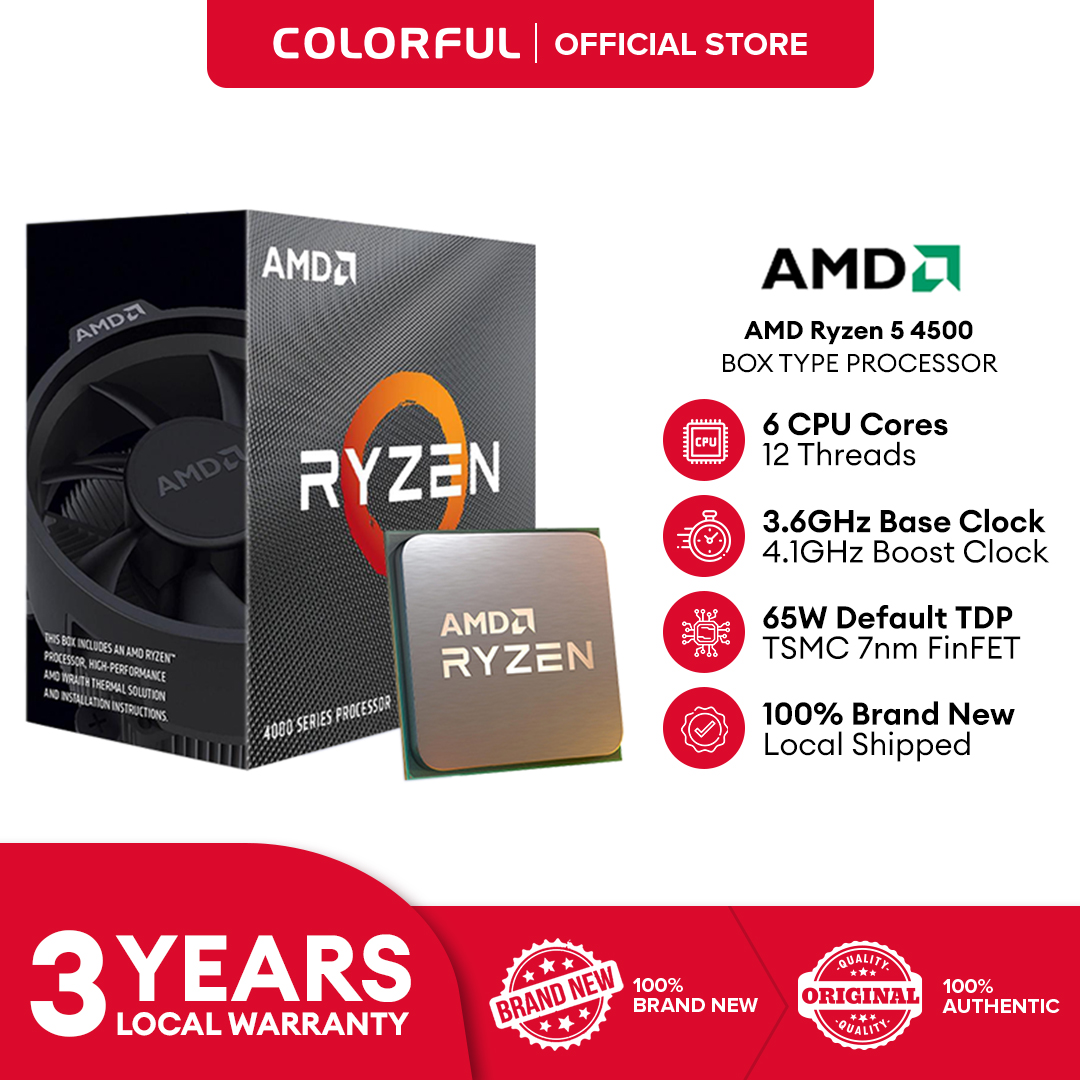 Processeur CPU AMD Ryzen 5 4500