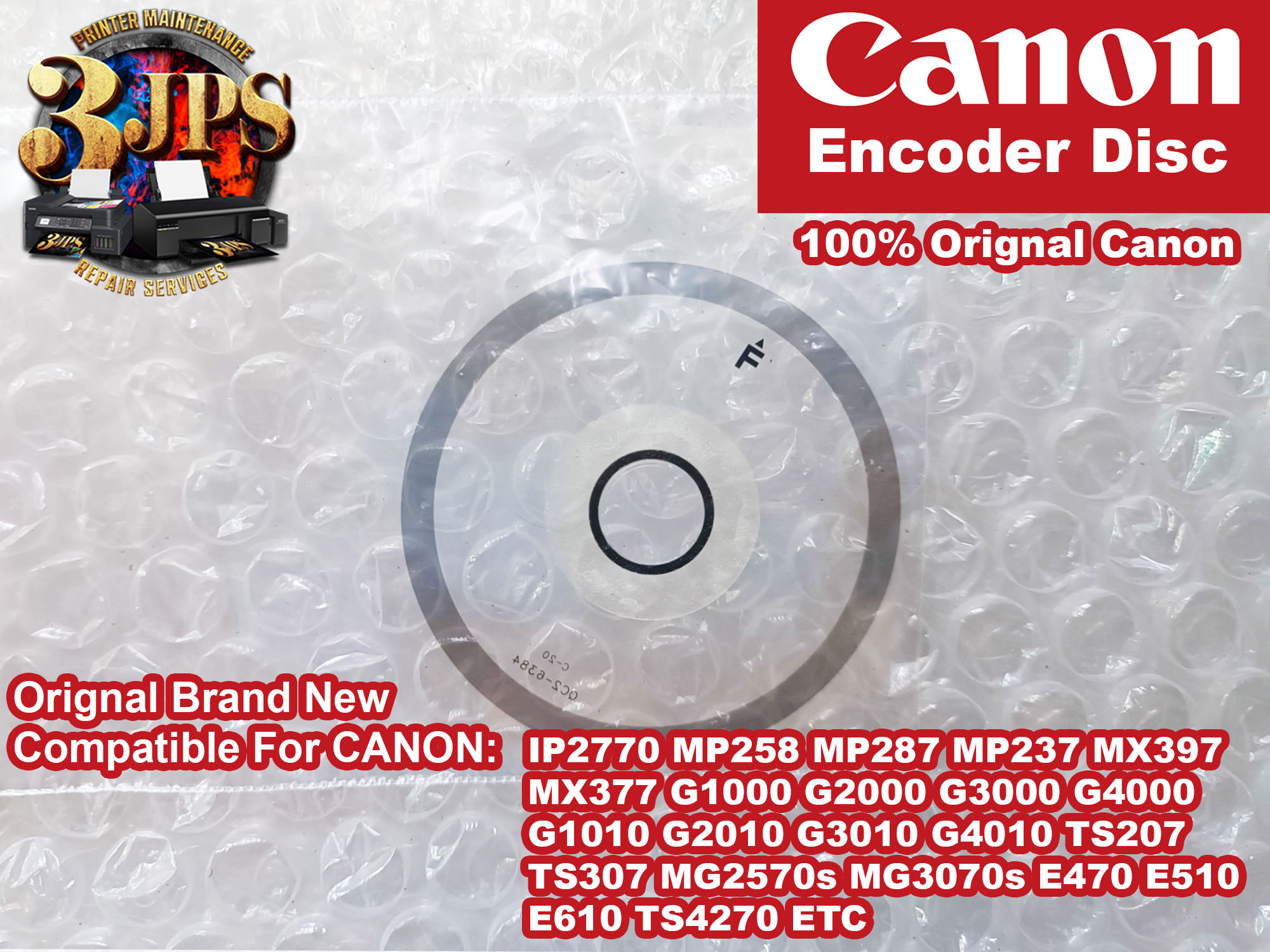 Original Canon Round Encoder Disc For Canon G1000 MG2570S E510 G4010