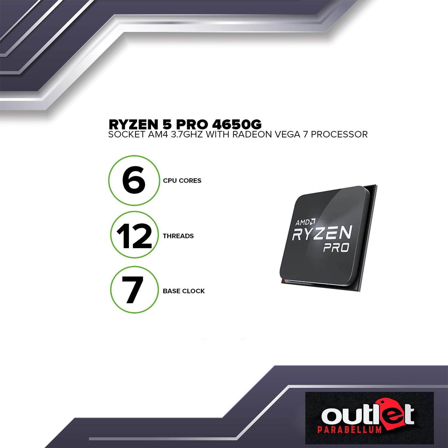 Radeon Vega Amd Ryzen Pro 4650g With Radeon Graphics 4650g Vega