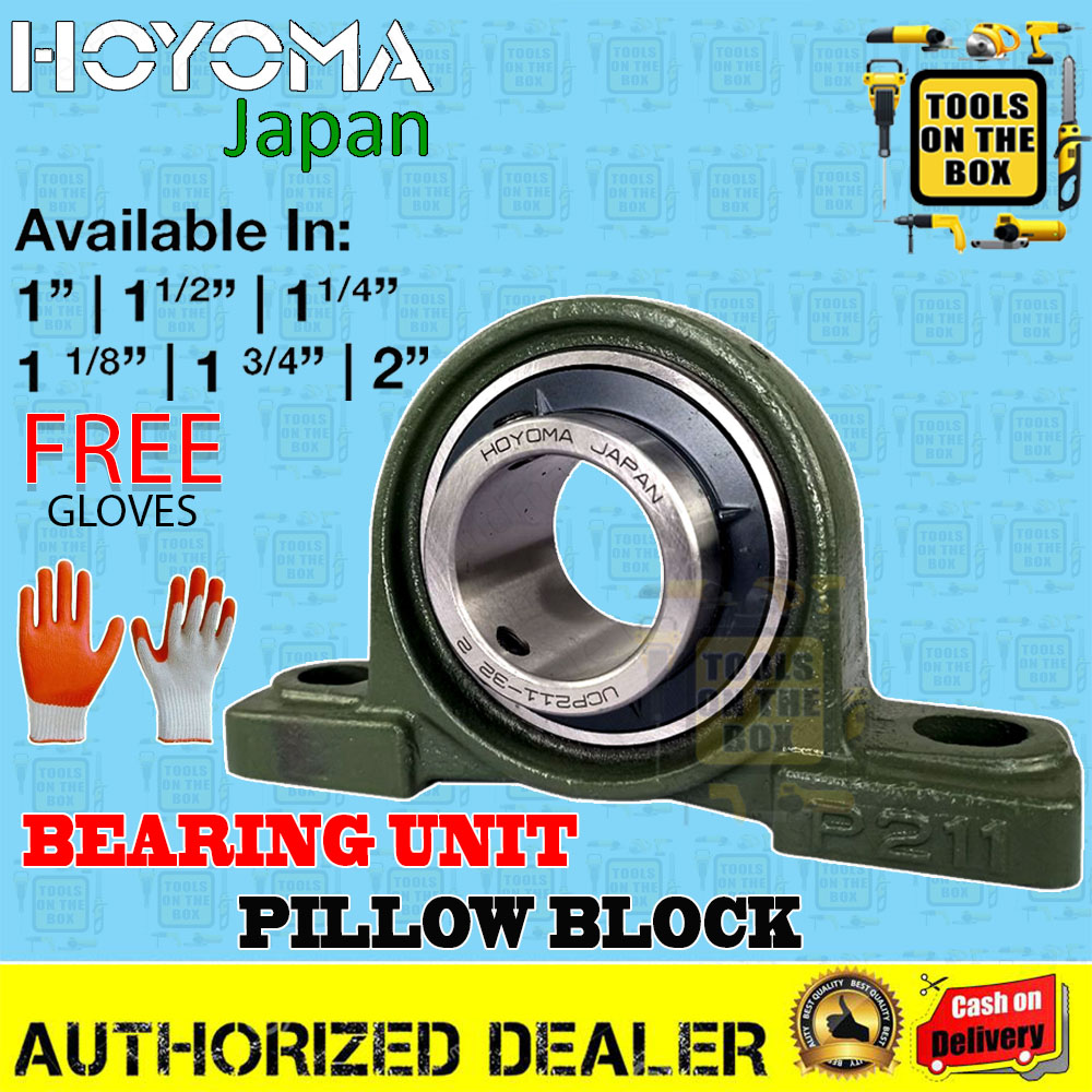 HOYOMA Bearing Units for Shafting Pillow Block WITH FREE GLOVES Lazada PH