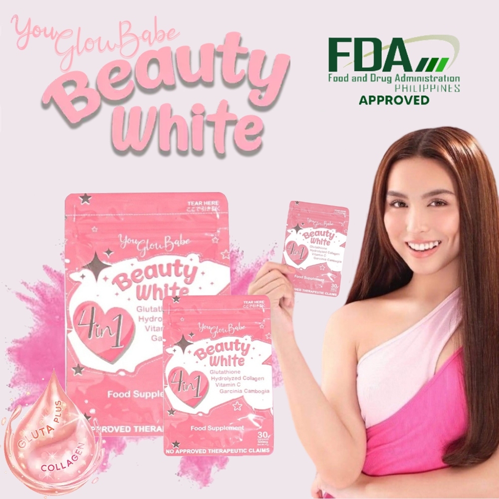 is you glow babe glutathione fda approved Buy 1 Take 1 You Glow Babe Beauty White 4 in 1 Advance Whitening 30 Capsules Glutathione Collagen Vit C Slimming