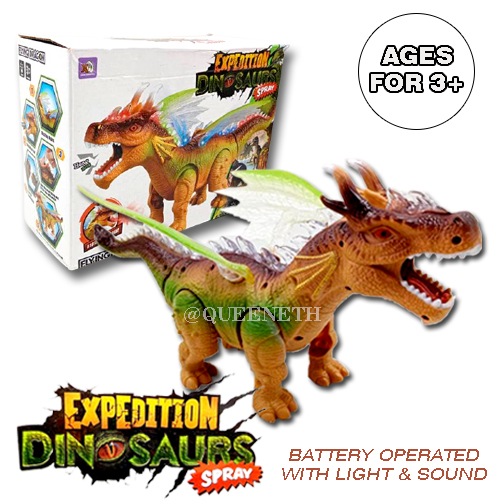 Dragon Smoke Toy Dinosaur Battery