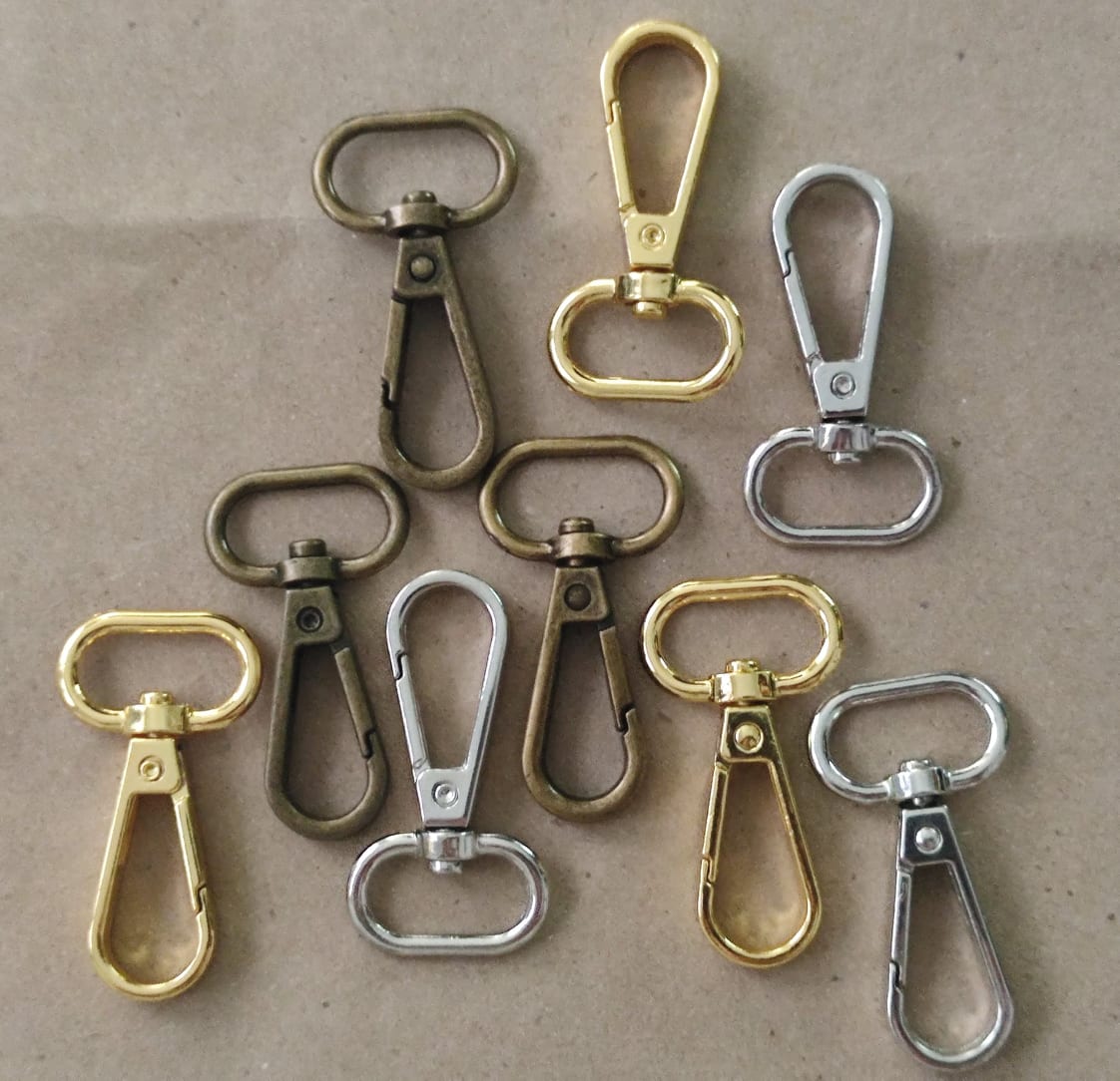 Outdoor tactical metal zinc alloy climbing oval hook buckle keychain P 