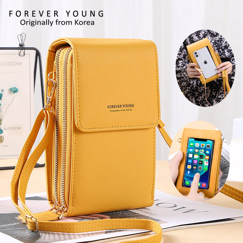 Forever Young Girls Women's Multipocket Wallet Purse for Mobile