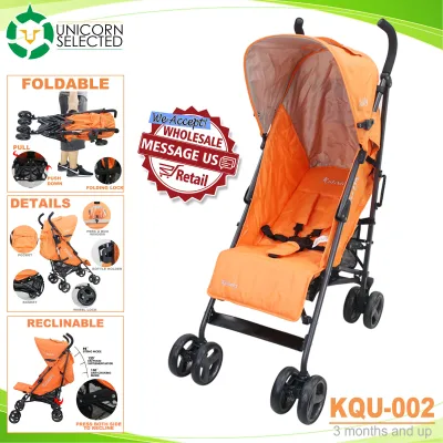Unicorn KST Baby 150° Reclinable Classic Design Baby Pram Stroller