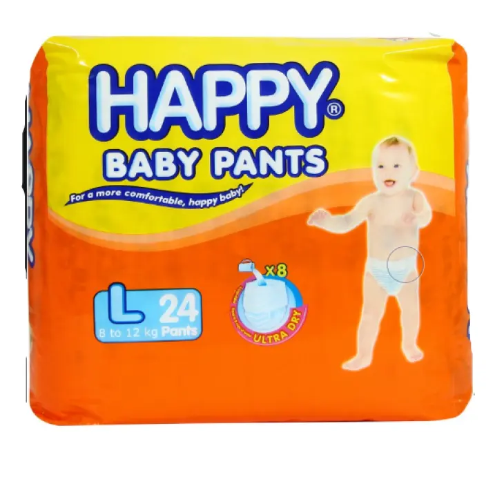 Happy Pants Large 24 pcs | Lazada PH
