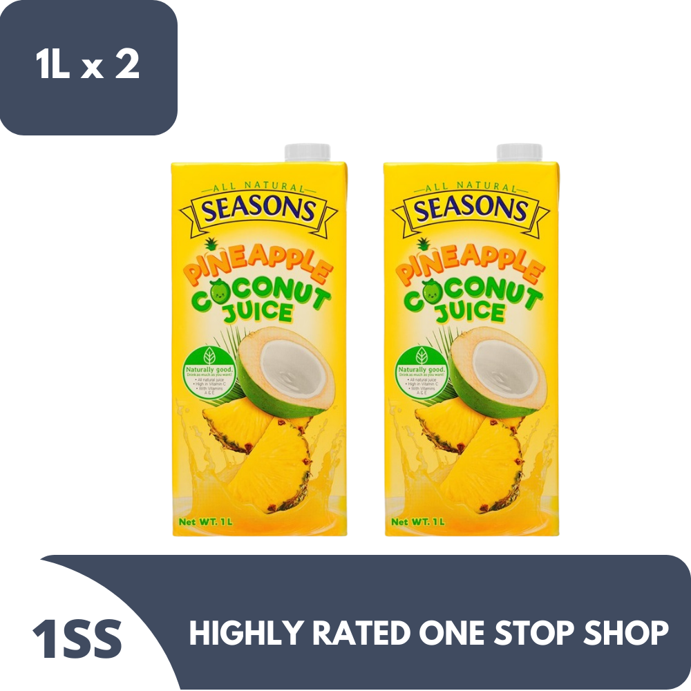 Dole Season's Pineapple Coconut Juice 1L x 2 Lazada PH