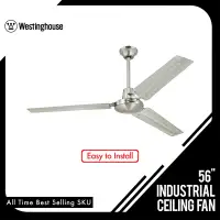 Westinghouse 56 3 Blade Industrial Ceiling Fan Antique Copper