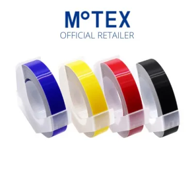 hot 9mm Motex Label Maker Tapes Regular Colors Dymo