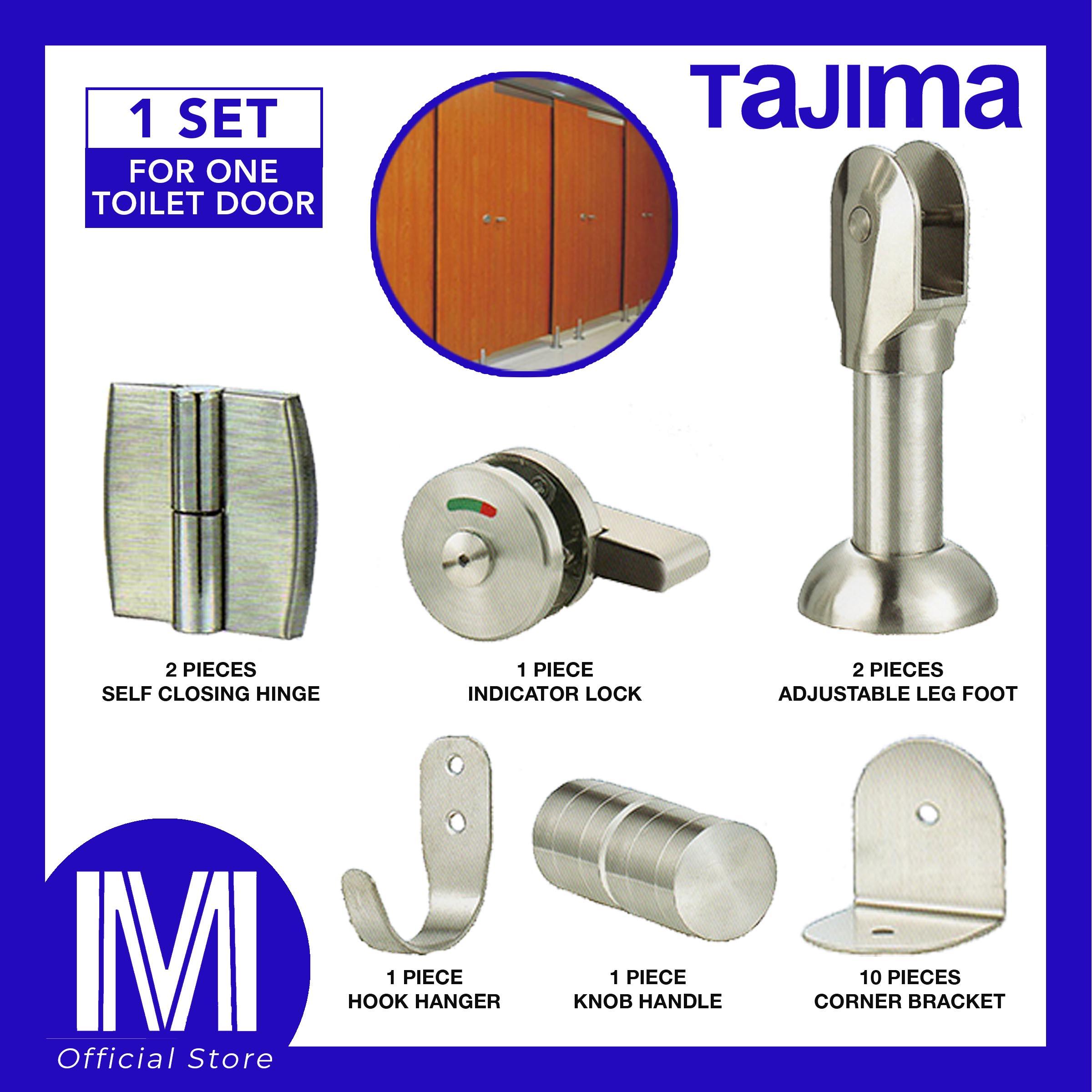 Stainless Steel Bathroom Restroom Toilet Partition Set Door Accessories