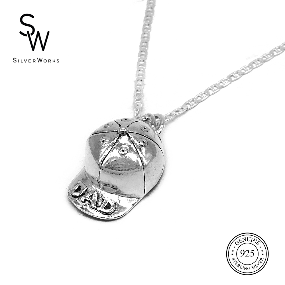 Silverworks DAD Cap Necklace - Father's 