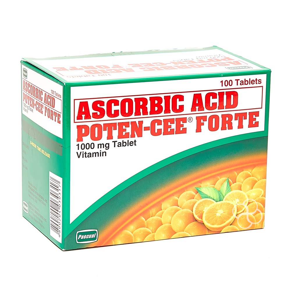 PotenCee Forte Ascorbic Acid 1000mg 100 Tablets Lazada PH
