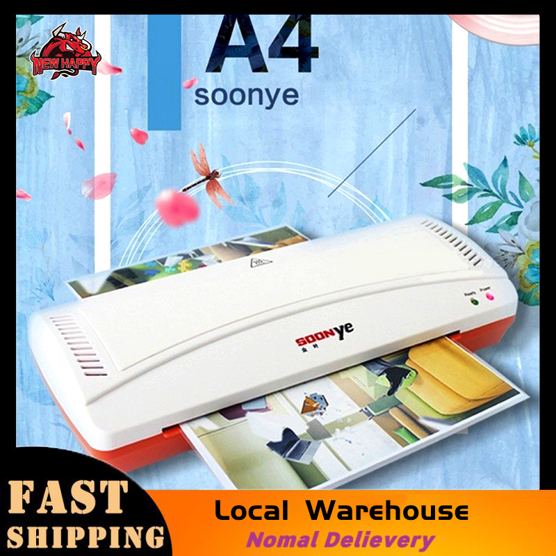 Original SOONYE Laminator Thermal Office Hot and Cold Laminator Machine