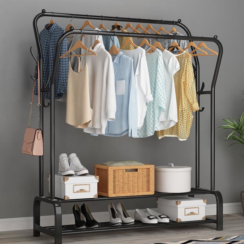 【VZjjDCxx】clotheshorse Single & Double Pole Clothes Rack Drying Rack ...