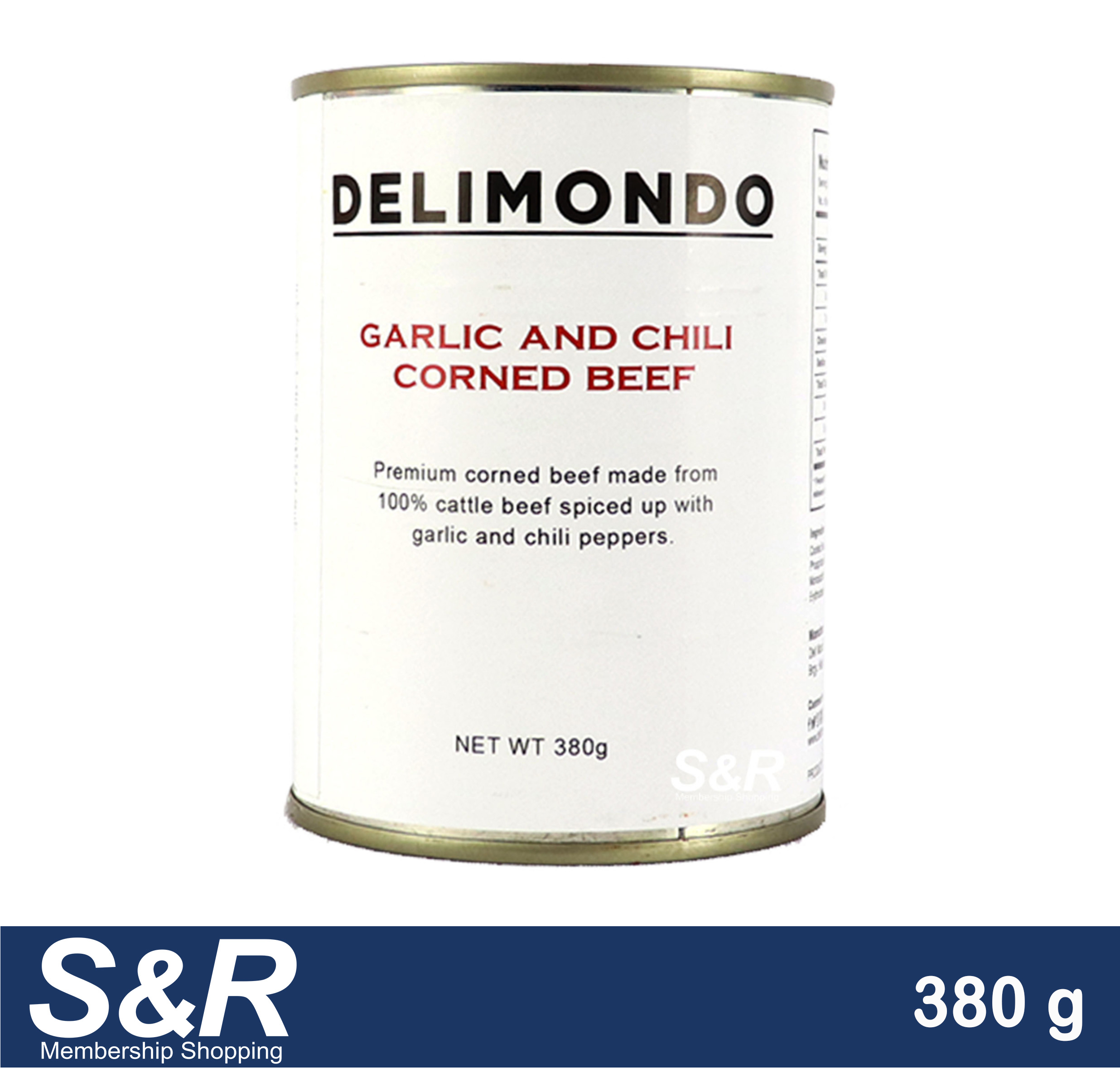 Delimondo Garlic and Chili Corned Beef 380g Lazada PH